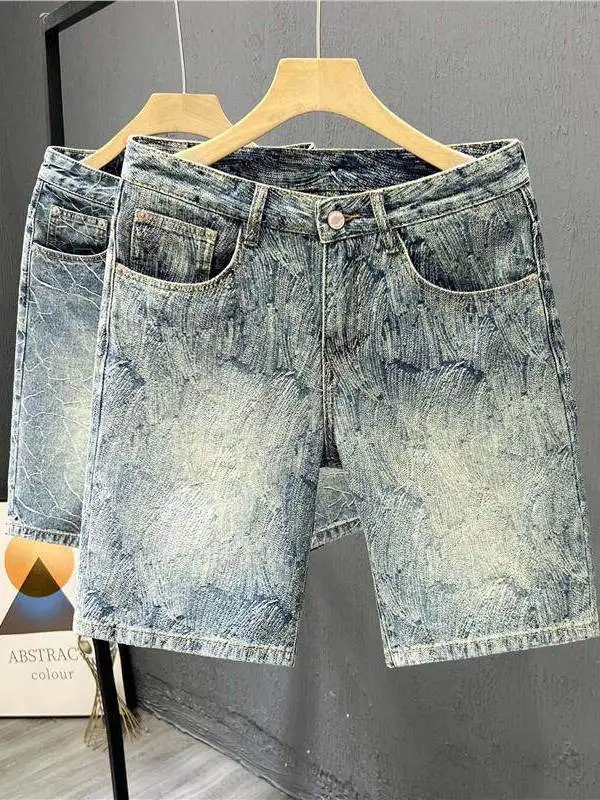 2026 New Men's Casual Mid-Length Jeans Shorts Summer Straight Leg Half-Length Versatile Cotton Blend Low Waist Shorts
2026 New Men's Casual Mid-Length Jeans Shorts Summer Straight Leg Half-Length Versatile Cotton Blend Low Waist Shorts