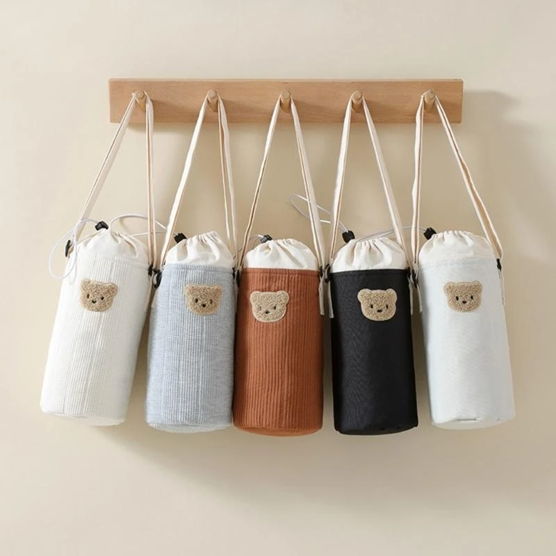 Portable Baby Bottle Bag Travel Case Cartoon Bear Embroidery Milk Bottle Organiser Strollers Hanging Bag for Travel and Outdoor
Portable Baby Bottle Bag Travel Case Cartoon Bear Embroidery Milk Bottle Organiser Strollers Hanging Bag for Travel and Outdoor