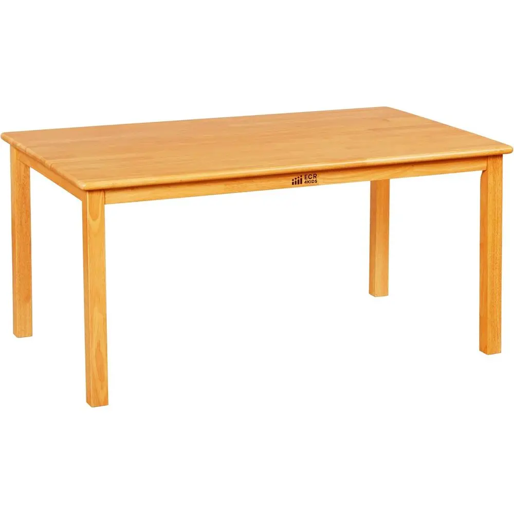 30 x 48 Rectangular Solid Hardwood Table with 22 Legs, Children's Furniture
30 x 48 Rectangular Solid Hardwood Table with 22 Legs, Children's Furniture