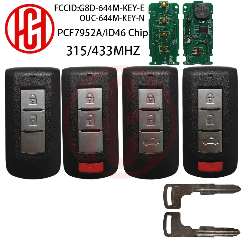 315/433 МГц ID46 PCF7952 чип удаленный ключ от машины для Mitsubishi Lancer Outlander 2008-2018 ASX 2013-2015G8D-644M-KEY-E/8637A662
315/433 МГц ID46 PCF7952 чип удаленный ключ от машины для Mitsubishi Lancer Outlander 2008-2018 ASX 2013-2015G8D-644M-KEY-E/8637A662