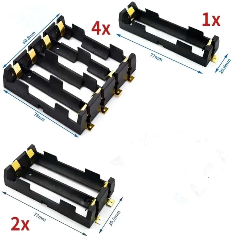 1x2x4x18650 SMT Держатель батареи 18650 3,7 В Батарейный ящик Чехол для хранения Контейнер Power Bank с бронзовыми штифтами
1x2x4x18650 SMT Держатель батареи 18650 3,7 В Батарейный ящик Чехол для хранения Контейнер Power Bank с бронзовыми штифтами