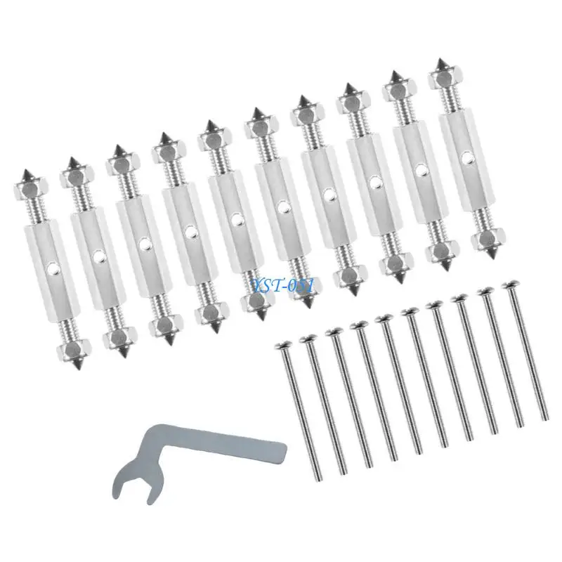 E15A 10Pcs Adjustable Cassette Screw Support Rod Wall Switches Socket Cassette Repairer
E15A 10Pcs Adjustable Cassette Screw Support Rod Wall Switches Socket Cassette Repairer