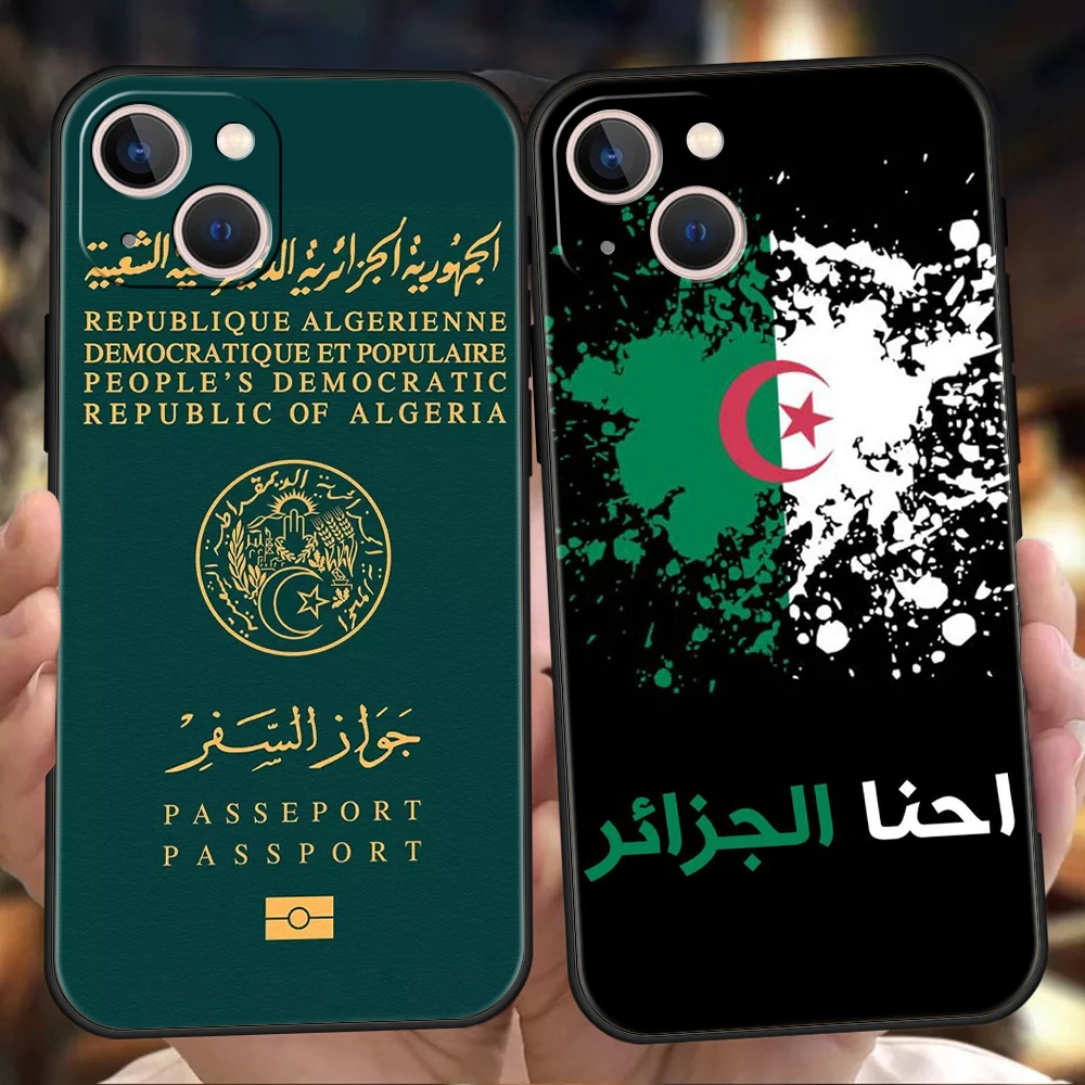 Algeria Passport Phone Case for iPhone 16 15 14 13 12 Pro Max 11 Pro Max 7 8 Plus XS XR Shockproof Silicone Soft Shell Capas Bag
Algeria Passport Phone Case for iPhone 16 15 14 13 12 Pro Max 11 Pro Max 7 8 Plus XS XR Shockproof Silicone Soft Shell Capas Bag