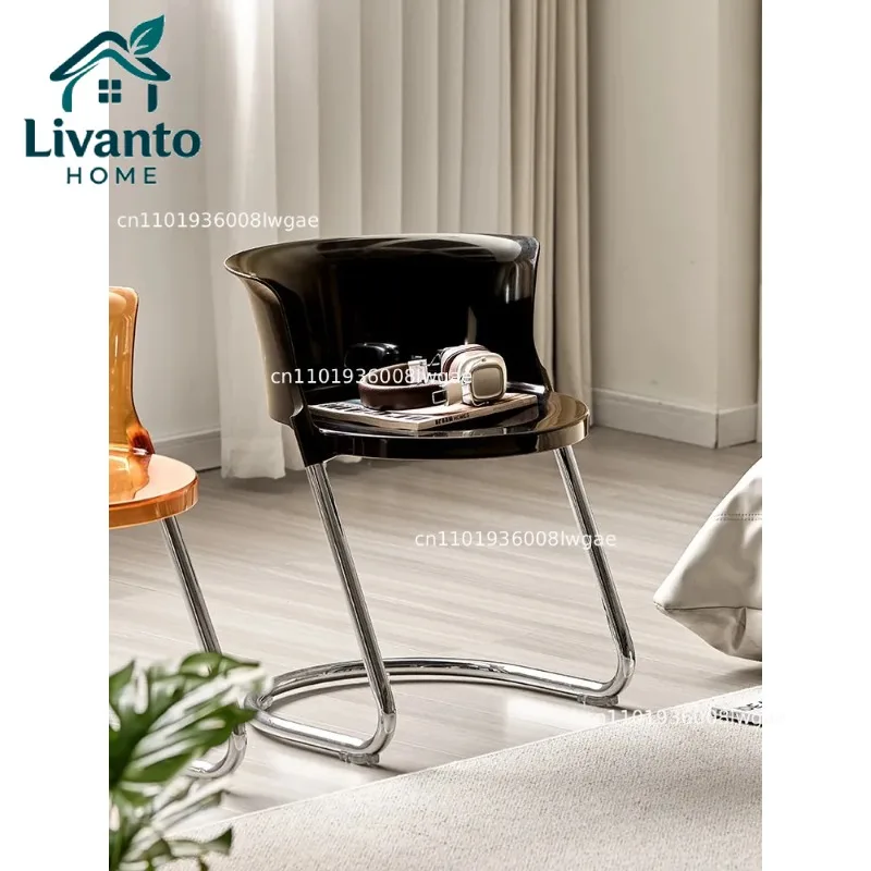 Nordic Transparent Dining Chairs Household Acrylic Back Chair Bow Simple Modern Crystal Chair Dining Room Furniture 식탁 의자
Nordic Transparent Dining Chairs Household Acrylic Back Chair Bow Simple Modern Crystal Chair Dining Room Furniture 식탁 의자