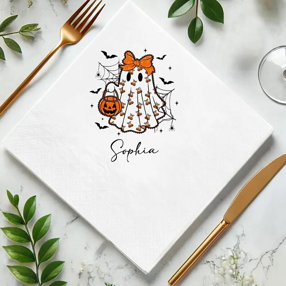 Custom 20Pcs Ghost Napkin Cute Ghost Halloween Napkins Spooky One Birthday Party Table Decor Cocktail Luncheon or Dinner Napkins
Custom 20Pcs Ghost Napkin Cute Ghost Halloween Napkins Spooky One Birthday Party Table Decor Cocktail Luncheon or Dinner Napkins