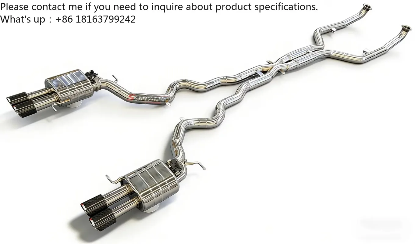 Factory Valvetronic Exhaust System for BMW M5 M6 F06 F10 F12 F13 F15 S63 4.4T V8 Tuning Catback Exhaust Pipes Ss304 Muffler
Factory Valvetronic Exhaust System for BMW M5 M6 F06 F10 F12 F13 F15 S63 4.4T V8 Tuning Catback Exhaust Pipes Ss304 Muffler