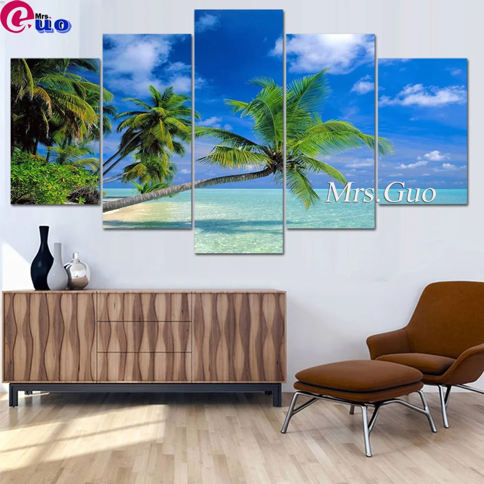 5D Diamond Mosaic Painting Diy tropical Palm Tree Ocean Sky Water And Nature 5pcs/set Home Decor Diamond Embroidery Landscape
5D Diamond Mosaic Painting Diy tropical Palm Tree Ocean Sky Water And Nature 5pcs/set Home Decor Diamond Embroidery Landscape