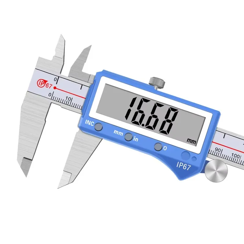IP67 Stainless Steel Digital Caliper, High Precision for Inner and Outer Diameter Measurement
IP67 Stainless Steel Digital Caliper, High Precision for Inner and Outer Diameter Measurement