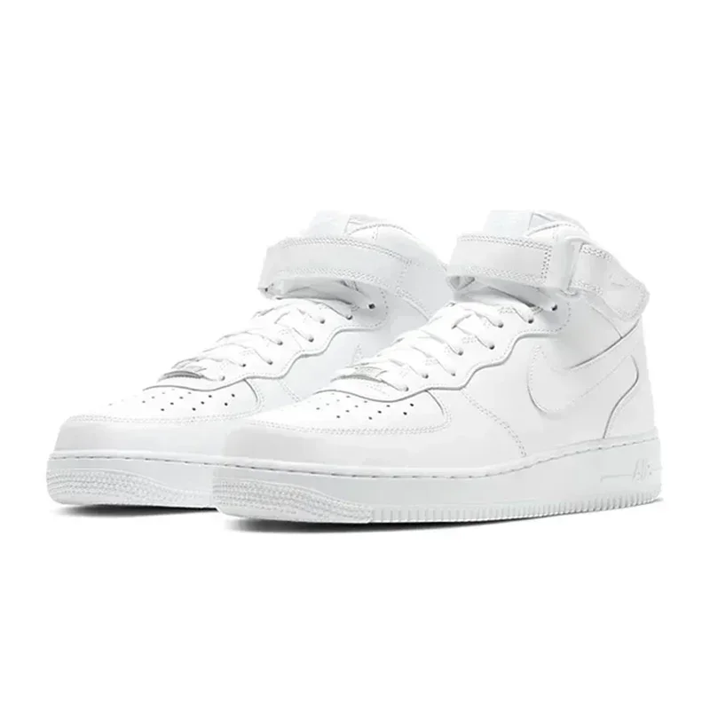 Nike Air Force 1 Classics тройные белые высокие туфли для скейтборда для мужчин и женщин AF1 повседневные прогулочные кроссовки
Nike Air Force 1 Classics тройные белые высокие туфли для скейтборда для мужчин и женщин AF1 повседневные прогулочные кроссовки