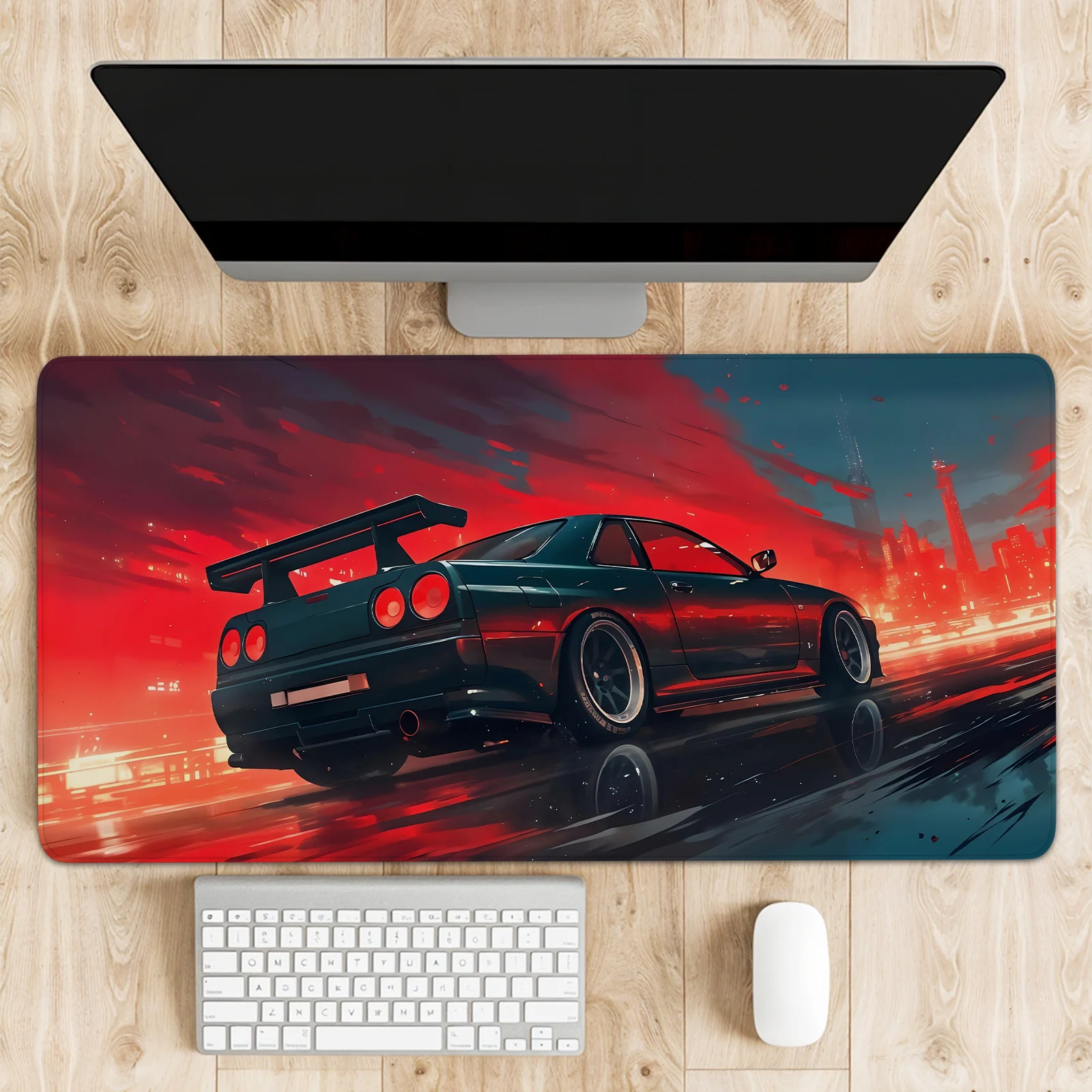 Red cool car mousepad large expansion PC accessory game and office universal high-definition printed desktop decorative carpet 
Red cool car mousepad large expansion PC accessory game and office universal high-definition printed desktop decorative carpet