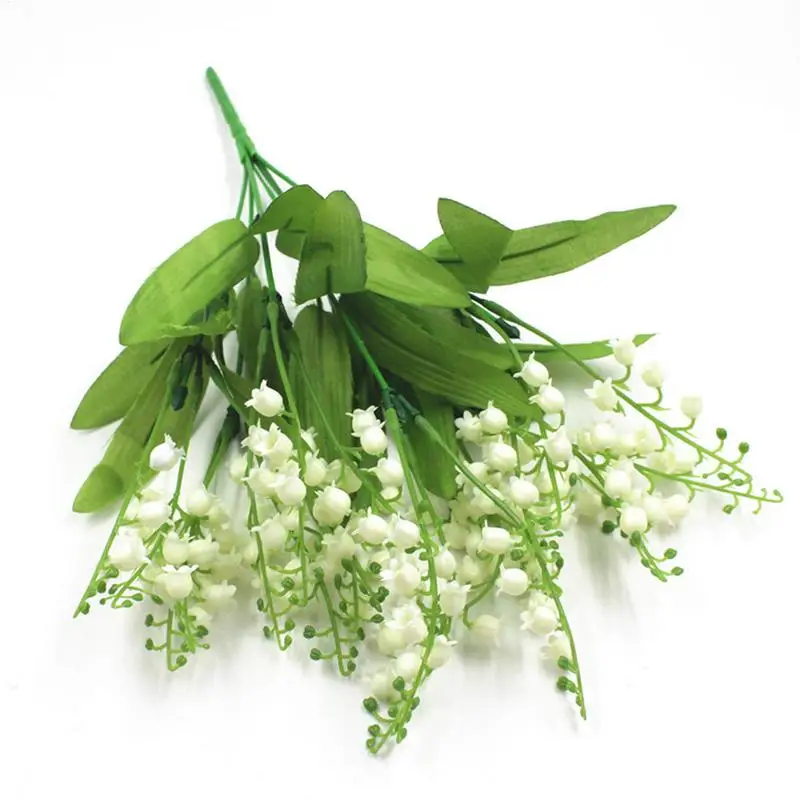 Artificial lily of the valley Artificial Flowers Plants Wedding DIY Bouquet Plastic Fake Flowers Home Festival Decoration
Artificial lily of the valley Artificial Flowers Plants Wedding DIY Bouquet Plastic Fake Flowers Home Festival Decoration
