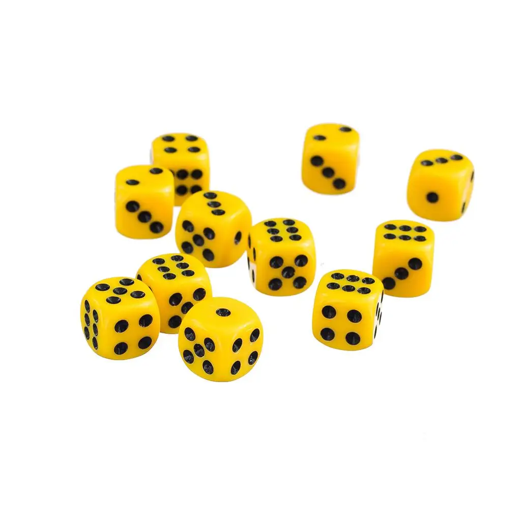Acrylic Multi Sided Dice 50pcs Yellow Dices Collector Set for RPG Game Role Playing Accessory
Acrylic Multi Sided Dice 50pcs Yellow Dices Collector Set for RPG Game Role Playing Accessory