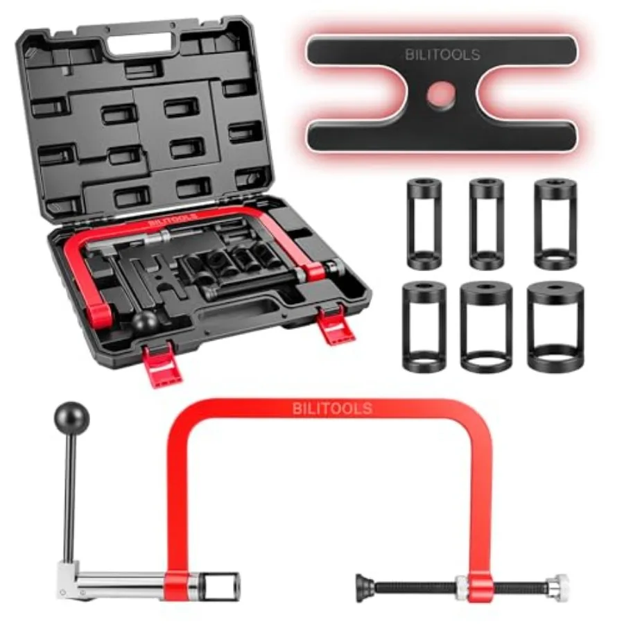 Valve Spring Compressor Tools with LS Series Adapters Heavy Duty 8-Piece Universal Kit 17 38mm for LS and Multi-Engine Valve Se
Valve Spring Compressor Tools with LS Series Adapters Heavy Duty 8-Piece Universal Kit 17 38mm for LS and Multi-Engine Valve Se