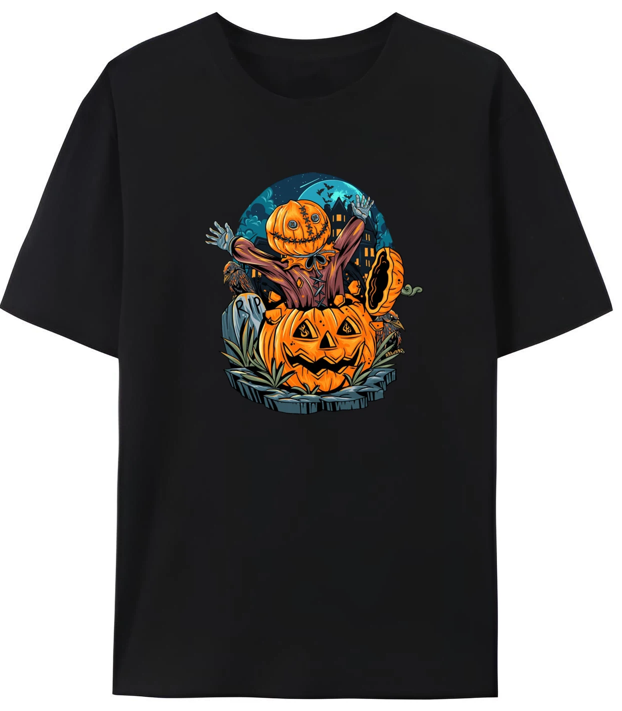 Halloween Pumpkin Face Graphic Tees Men High Quality Men's Printed T-Shirt Summer Fashion Mens Clothing
Halloween Pumpkin Face Graphic Tees Men High Quality Men's Printed T-Shirt Summer Fashion Mens Clothing