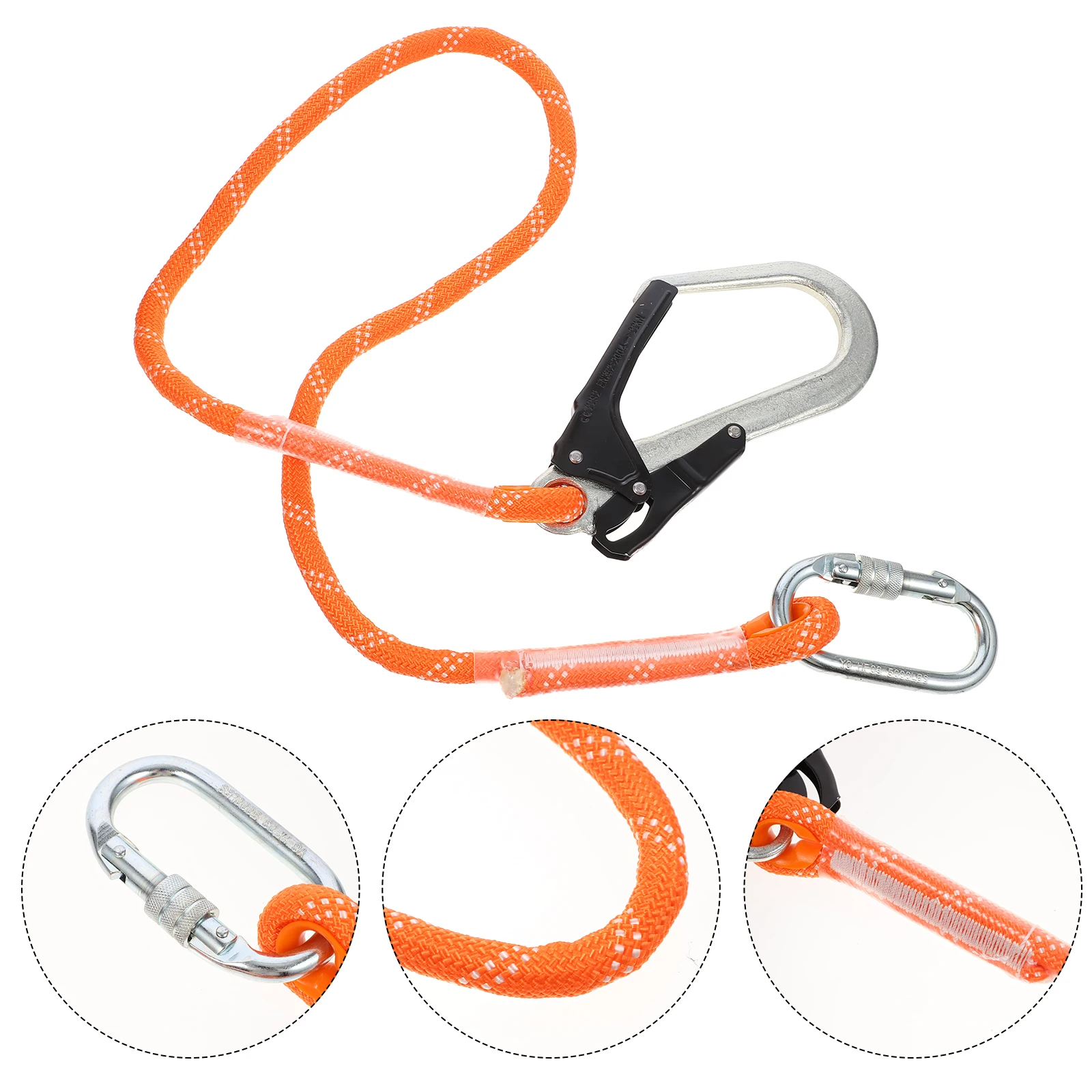 High Strength Safety Rope Lanyards Polypropylene Climbing Harness Durable Wear Resistant Sturdy Easy Install Remove Hold Fix
High Strength Safety Rope Lanyards Polypropylene Climbing Harness Durable Wear Resistant Sturdy Easy Install Remove Hold Fix