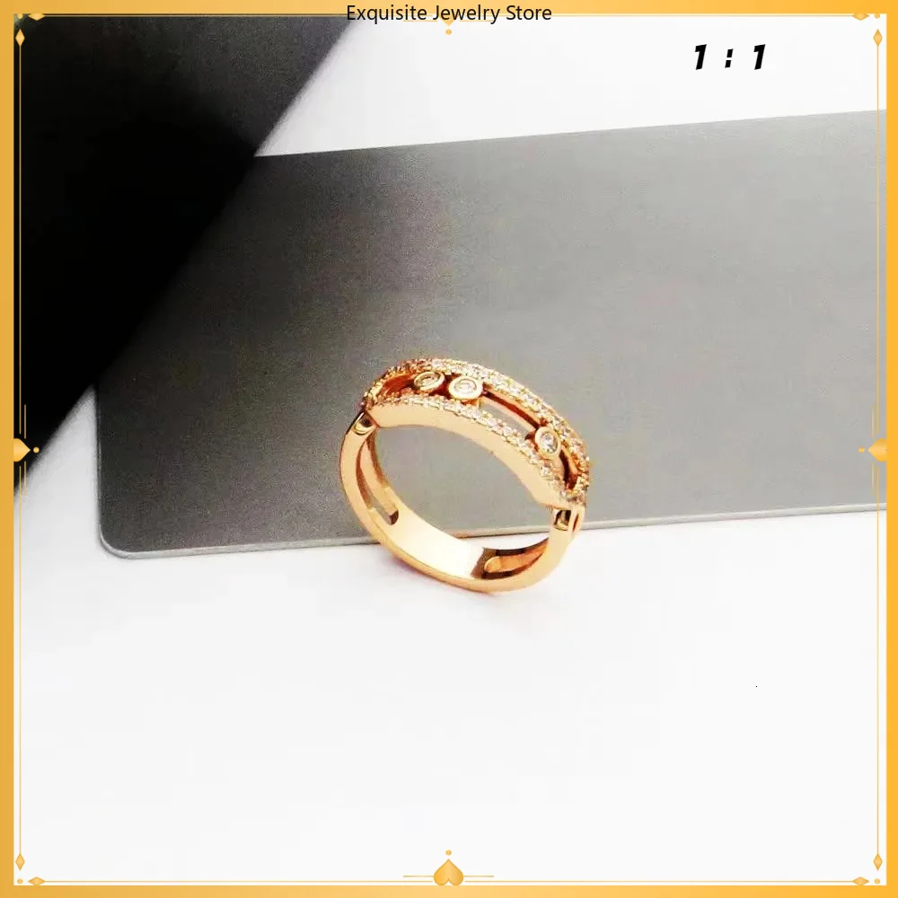 Designer Jewelry Three Diamond Sliding Hollow Ring Wide Version Hip Hop Simple I High-end Feel Ring for Women for Holiday for Gift
Designer Jewelry Three Diamond Sliding Hollow Ring Wide Version Hip Hop Simple I High-end Feel Ring for Women for Holiday for Gift
