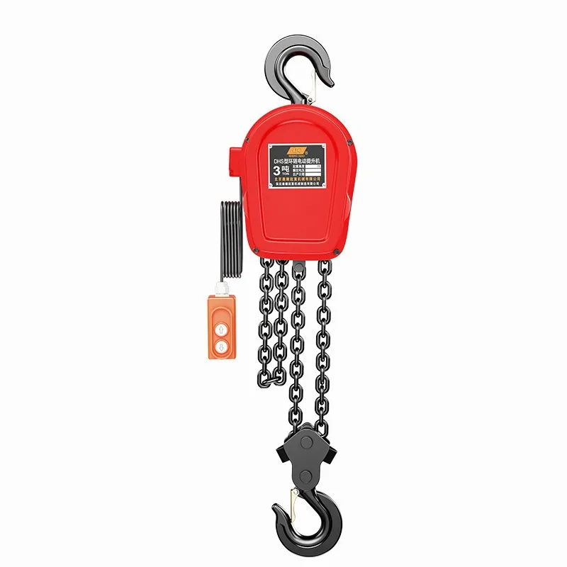 Electric hoist electric reversing chain 380V DHS electric hoist 1 ton 2T3T5t10 tons
Electric hoist electric reversing chain 380V DHS electric hoist 1 ton 2T3T5t10 tons
