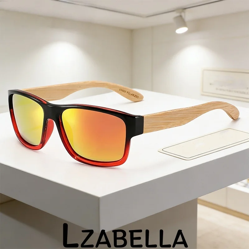 Lzabella New European And American Bamboo Wood Sunglasses Classic Square Frame Casual Style Simple Polarized Sun Glasses 1618
Lzabella New European And American Bamboo Wood Sunglasses Classic Square Frame Casual Style Simple Polarized Sun Glasses 1618