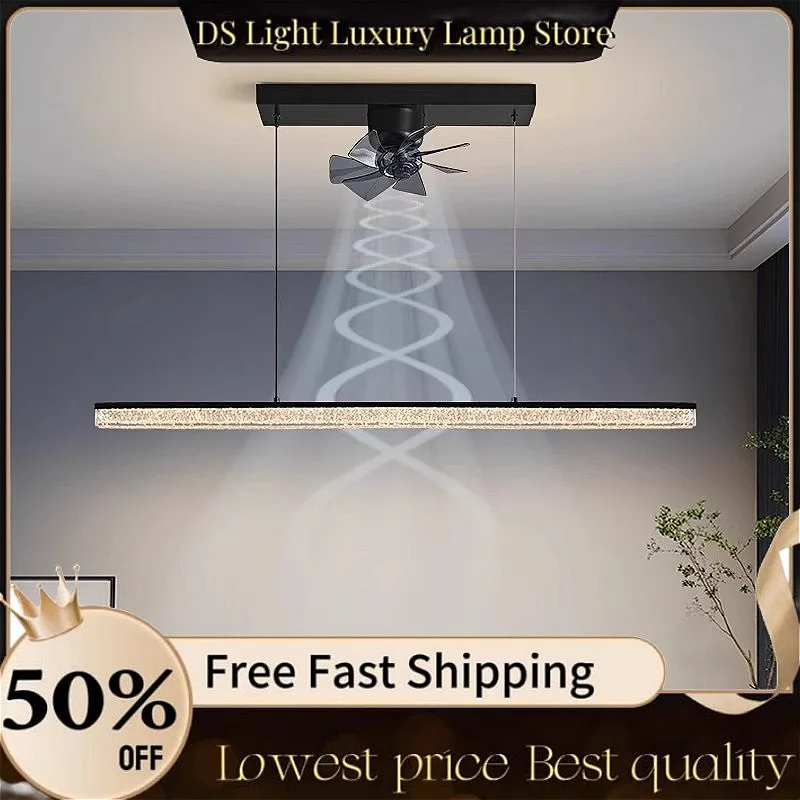 Italian Minimalist Linear Ceiling Fan Chandelier Modern Luxury Eye‑Caring LED Pendant Fan Light for Bar & Dining Table
Italian Minimalist Linear Ceiling Fan Chandelier Modern Luxury Eye‑Caring LED Pendant Fan Light for Bar & Dining Table