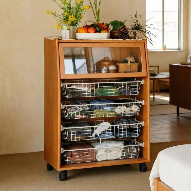 Movable side cabinet, dining side cabinet, chest cabinet, living room solid wood glass storage
Movable side cabinet, dining side cabinet, chest cabinet, living room solid wood glass storage
