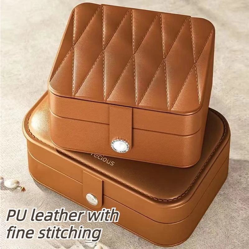 High-End Jewelry Storage Box Vintage PU Leather Organizer Boxes Earring Ring Necklace Display Case Portable Travel Jewelry Box
High-End Jewelry Storage Box Vintage PU Leather Organizer Boxes Earring Ring Necklace Display Case Portable Travel Jewelry Box