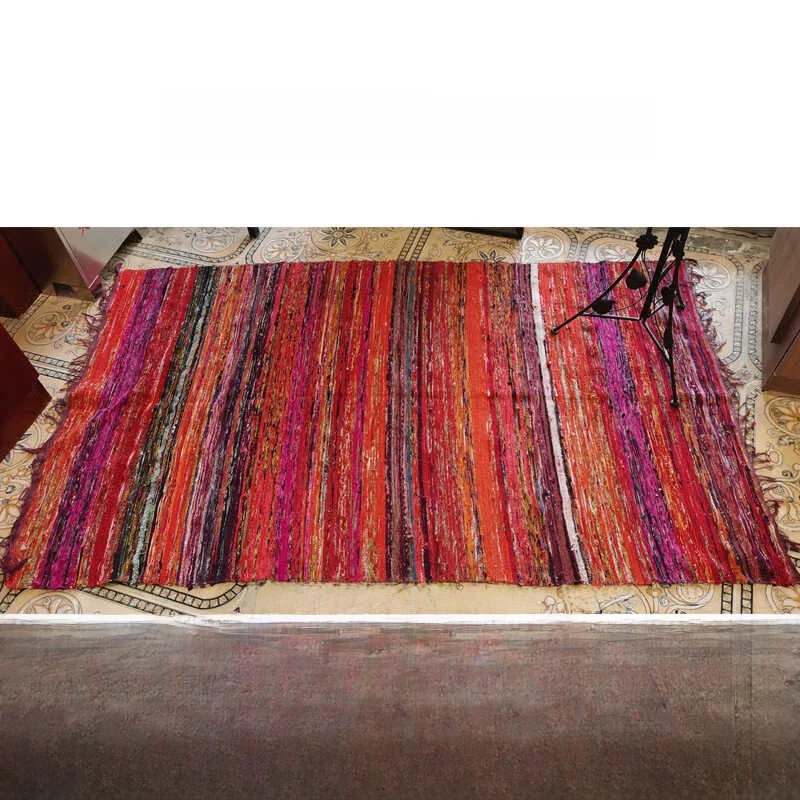 Handmade Cotton Carpet 15090cm Ethnic Style Home Use Foot Mat Anti-Slip Medium Sound Absorption for Balcony Entrance Study Li...
Handmade Cotton Carpet 15090cm Ethnic Style Home Use Foot Mat Anti-Slip Medium Sound Absorption for Balcony Entrance Study Li...