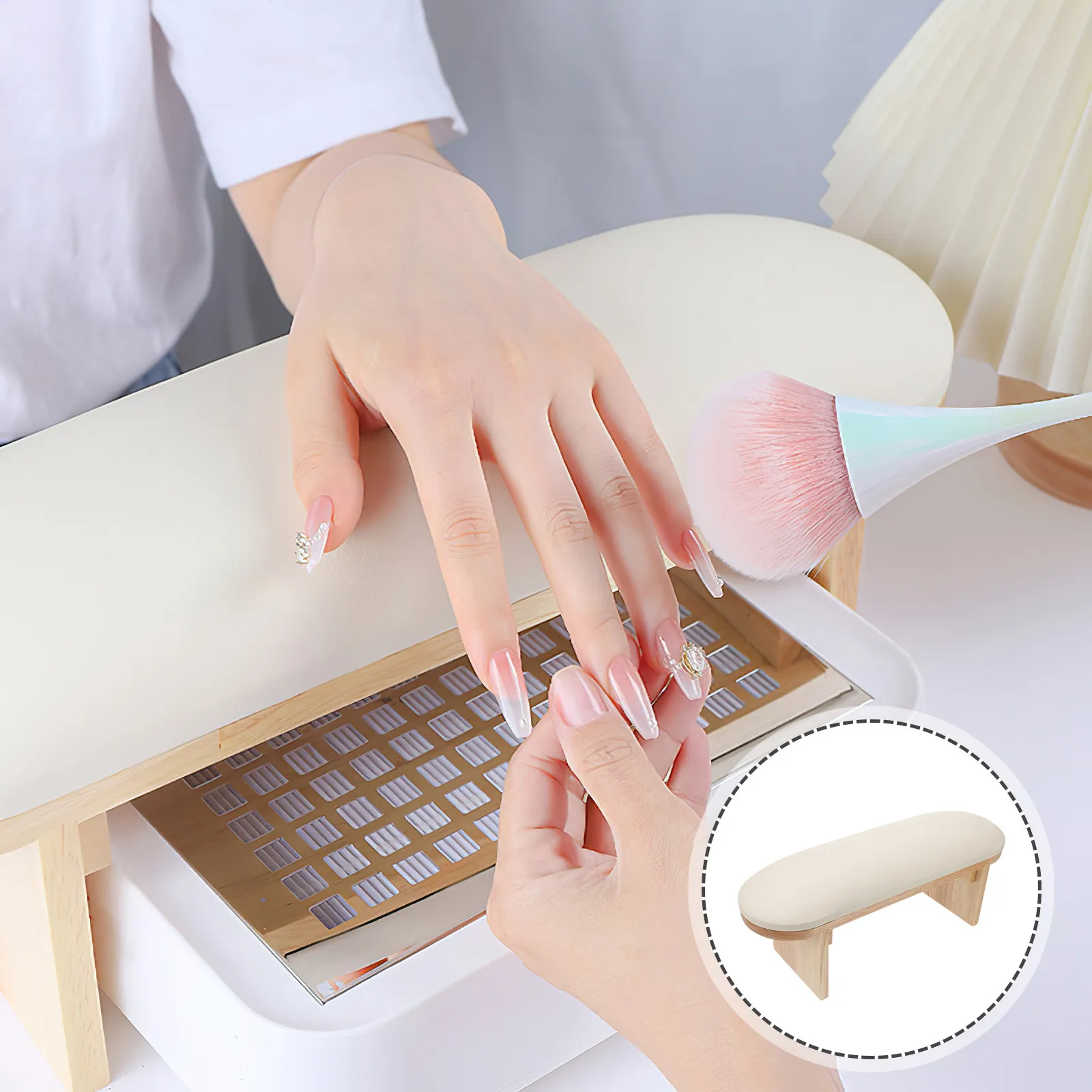 Nail Art Hand Rest Cushion Premium Material Breathable Manicure Arm Support Pillow Nail Salon Accessory Manicure Table Supply
Nail Art Hand Rest Cushion Premium Material Breathable Manicure Arm Support Pillow Nail Salon Accessory Manicure Table Supply