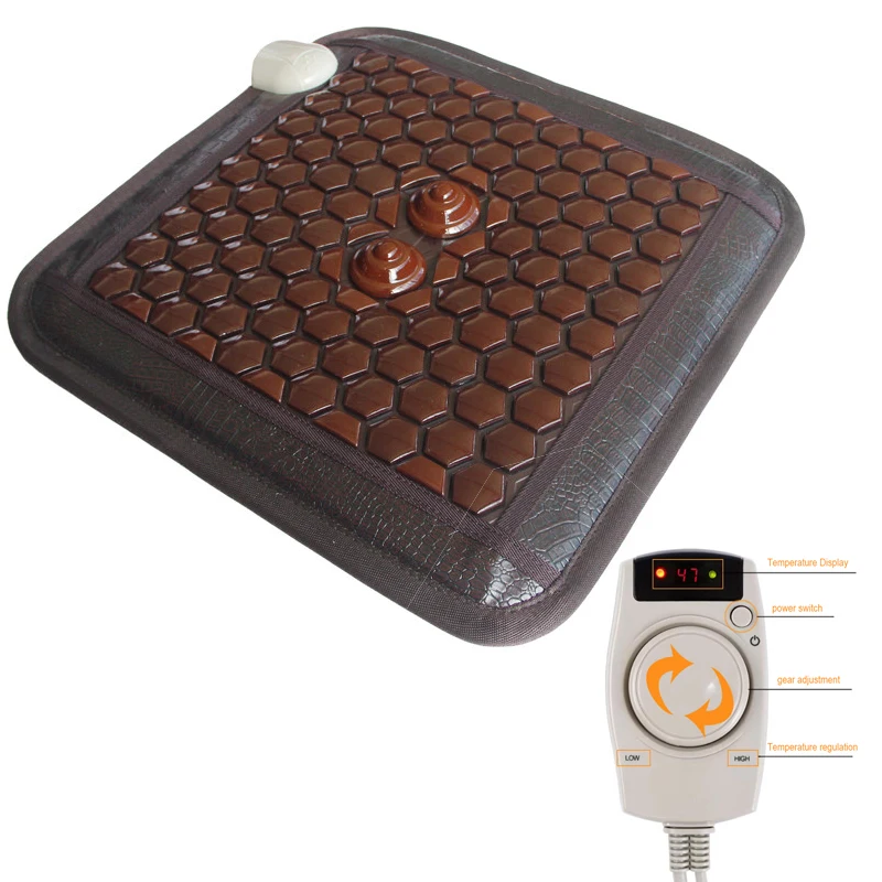 Heating Tourmaline Jade Cushion Jade Massage Mat Square Cushion 45x45cm Acupoint Massage Relieves Pain
Heating Tourmaline Jade Cushion Jade Massage Mat Square Cushion 45x45cm Acupoint Massage Relieves Pain