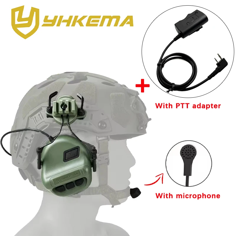 E80 tactical communication headset.Use a PTT adapter.Electronic noise reduction and improved sound, suitable for team combat
E80 tactical communication headset.Use a PTT adapter.Electronic noise reduction and improved sound, suitable for team combat