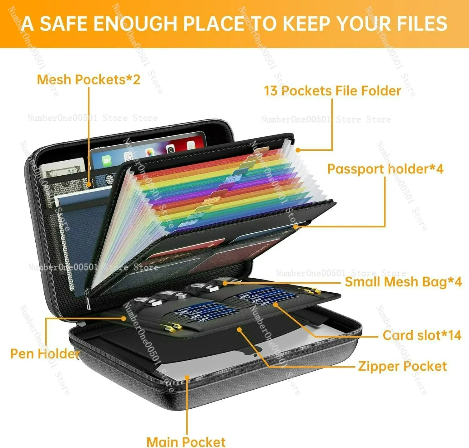 Eva Fireproof Portable Document Bag Briefcase Waterproof Fireproof Information Documents Valuables
Eva Fireproof Portable Document Bag Briefcase Waterproof Fireproof Information Documents Valuables