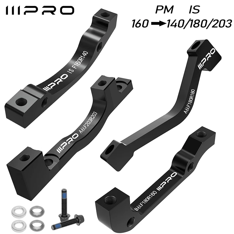 IIIPRO Bicycle Disc Brake Adapter Bike Disc Brake Converter 160MM Rotor Adapter To 140/180/203mm PM IS Brakes Caliper Adaptor
IIIPRO Bicycle Disc Brake Adapter Bike Disc Brake Converter 160MM Rotor Adapter To 140/180/203mm PM IS Brakes Caliper Adaptor