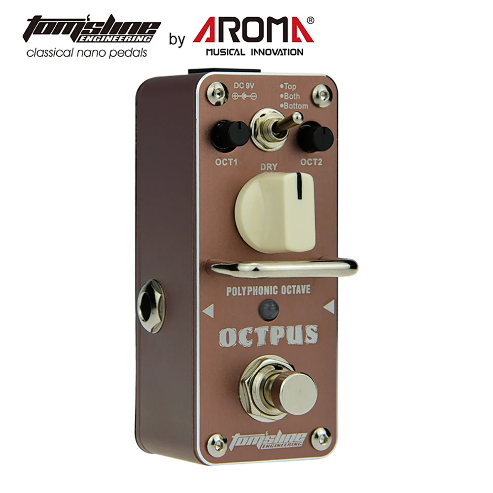AROMA AOS-3 Octpus Electric Guitar Effects Pedal Polyphonic Octave Mini Single Guitarra Pedal True Bypass Guitar Accessories
AROMA AOS-3 Octpus Electric Guitar Effects Pedal Polyphonic Octave Mini Single Guitarra Pedal True Bypass Guitar Accessories