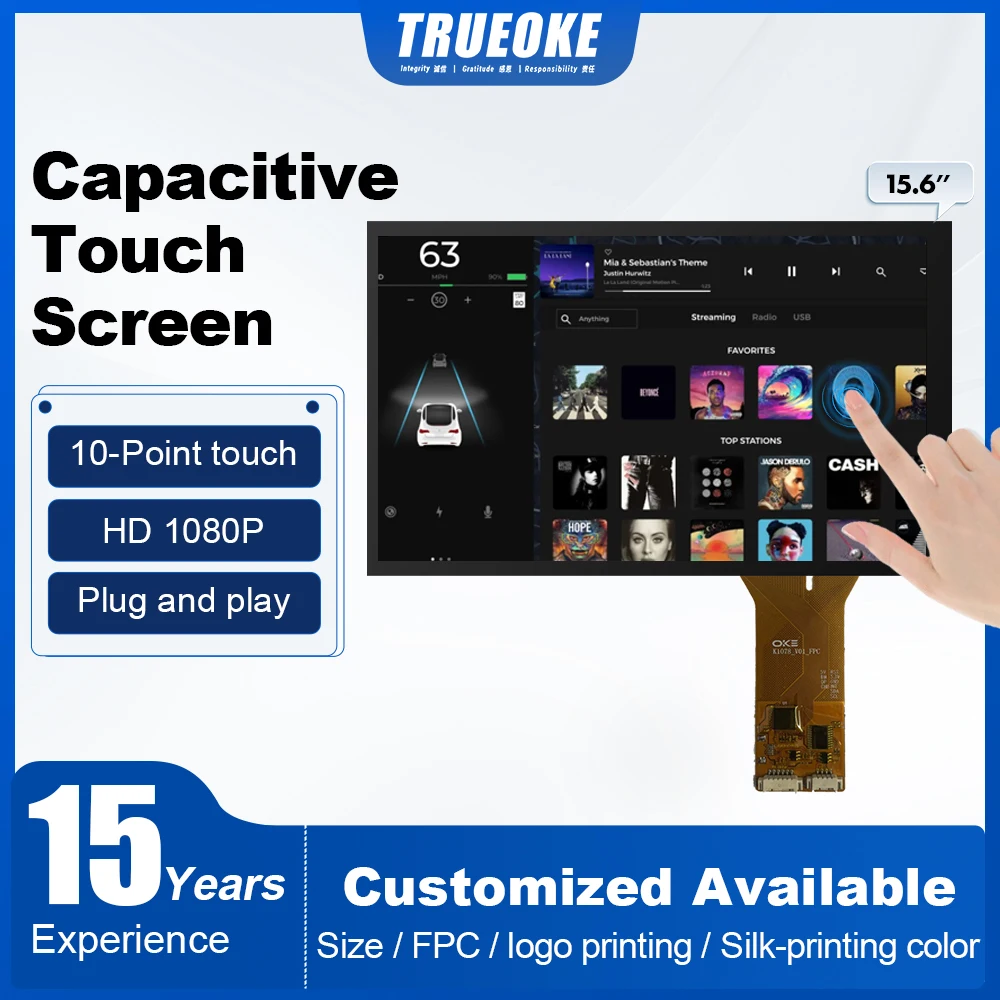 TRUEOKE 10-точечный емкостный сенсорный модуль монитора, стеклянная панель, сенсор с USB-интерфейсом, емкостный сенсорный экран, 15,6 дюйма
TRUEOKE 10-точечный емкостный сенсорный модуль монитора, стеклянная панель, сенсор с USB-интерфейсом, емкостный сенсорный экран, 15,6 дюйма