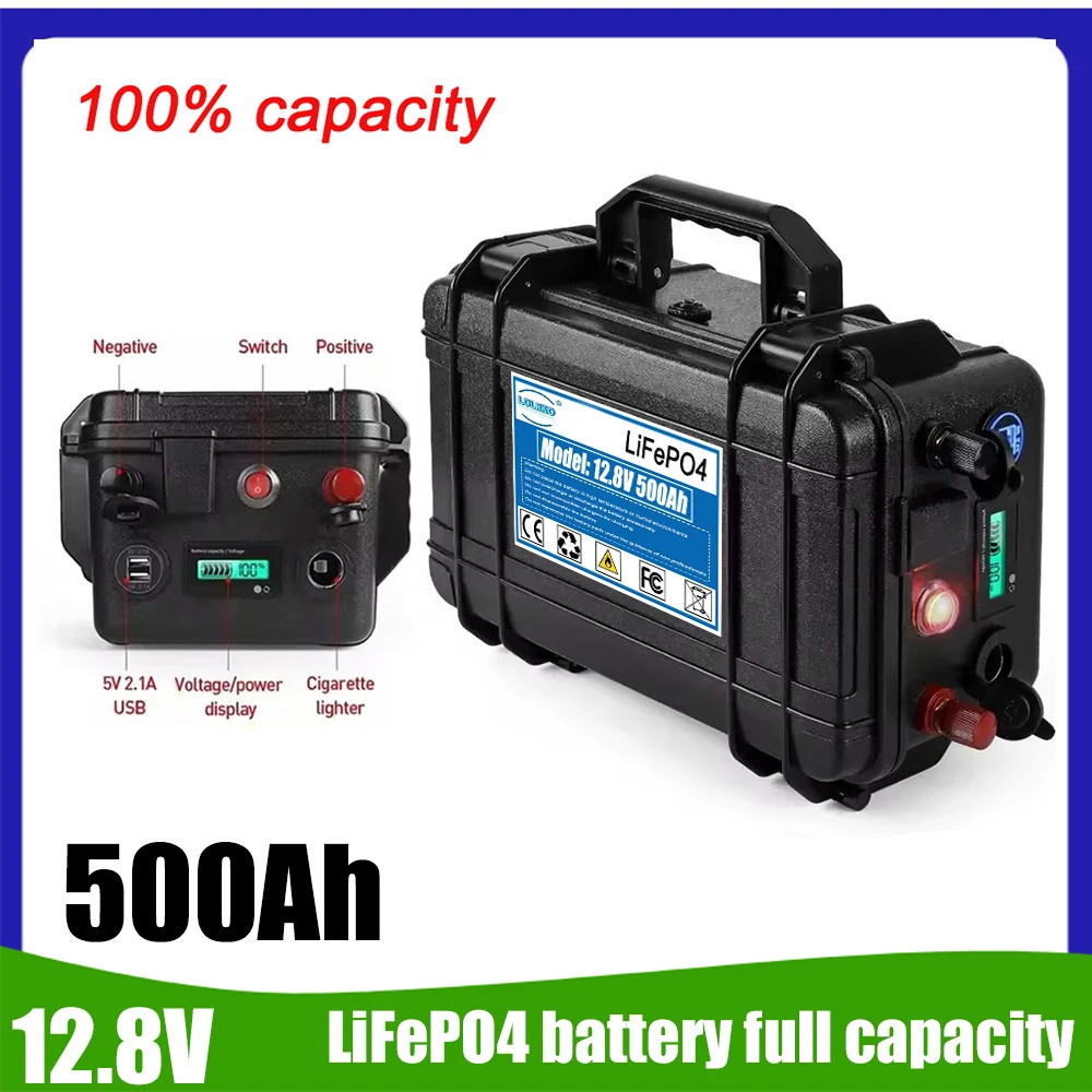 LiFePO4 12V 50AH-500Ah Lithium Battery for Outdoor Power USB Output Station for Sine Wave Motors Boats Solar Panel Outdoor RV
LiFePO4 12V 50AH-500Ah Lithium Battery for Outdoor Power USB Output Station for Sine Wave Motors Boats Solar Panel Outdoor RV