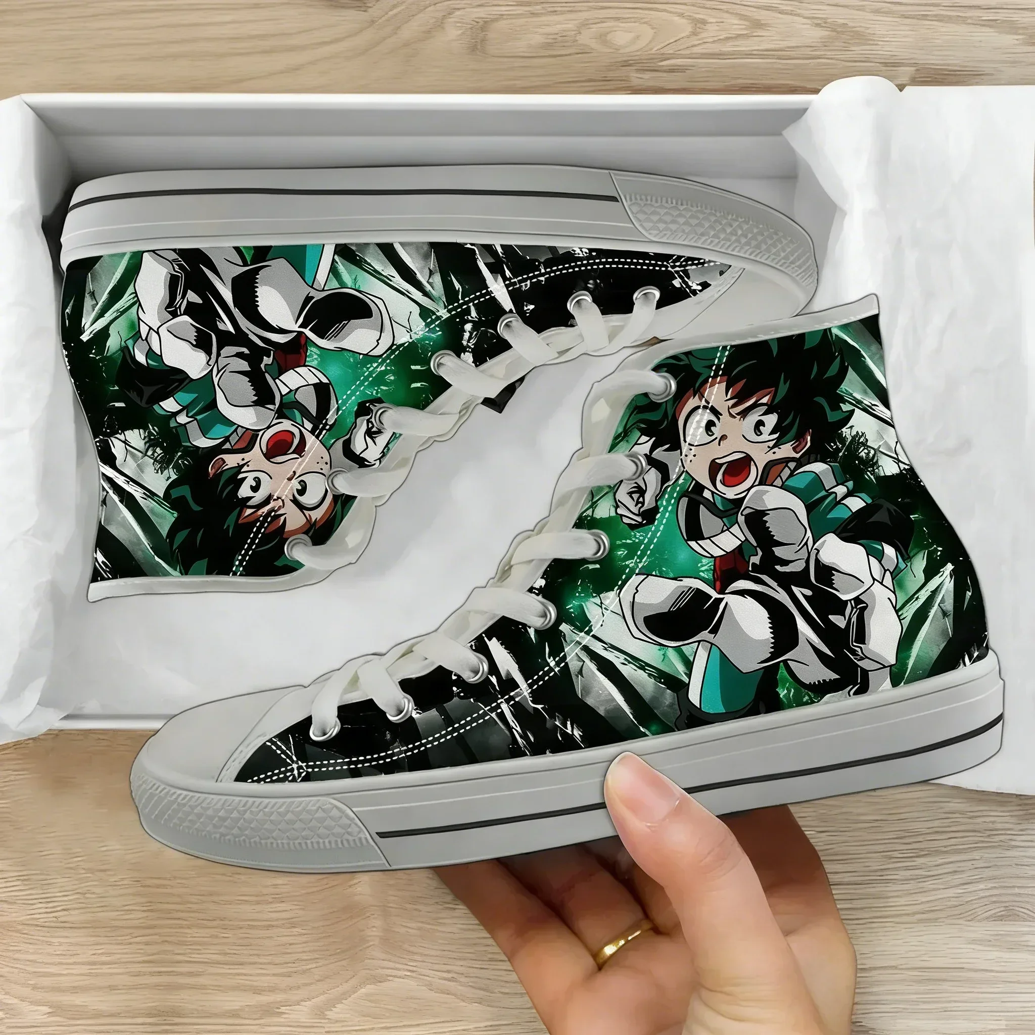 Кеды My Hero Academia с принтом, мужские, высокие, на плоской подошве, аниме-стиль, для студентов, повседневные, для мальчиков
Кеды My Hero Academia с принтом, мужские, высокие, на плоской подошве, аниме-стиль, для студентов, повседневные, для мальчиков