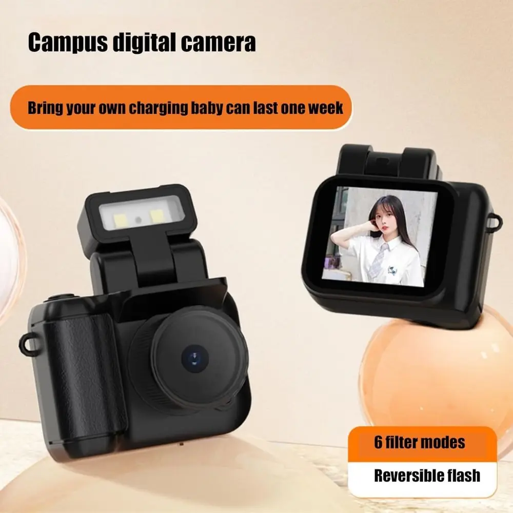 2025 Retro Digital Camera LED Flash Light HD1080P Snap Video Camera Compact LCD Screen Digital Camcorder
2025 Retro Digital Camera LED Flash Light HD1080P Snap Video Camera Compact LCD Screen Digital Camcorder