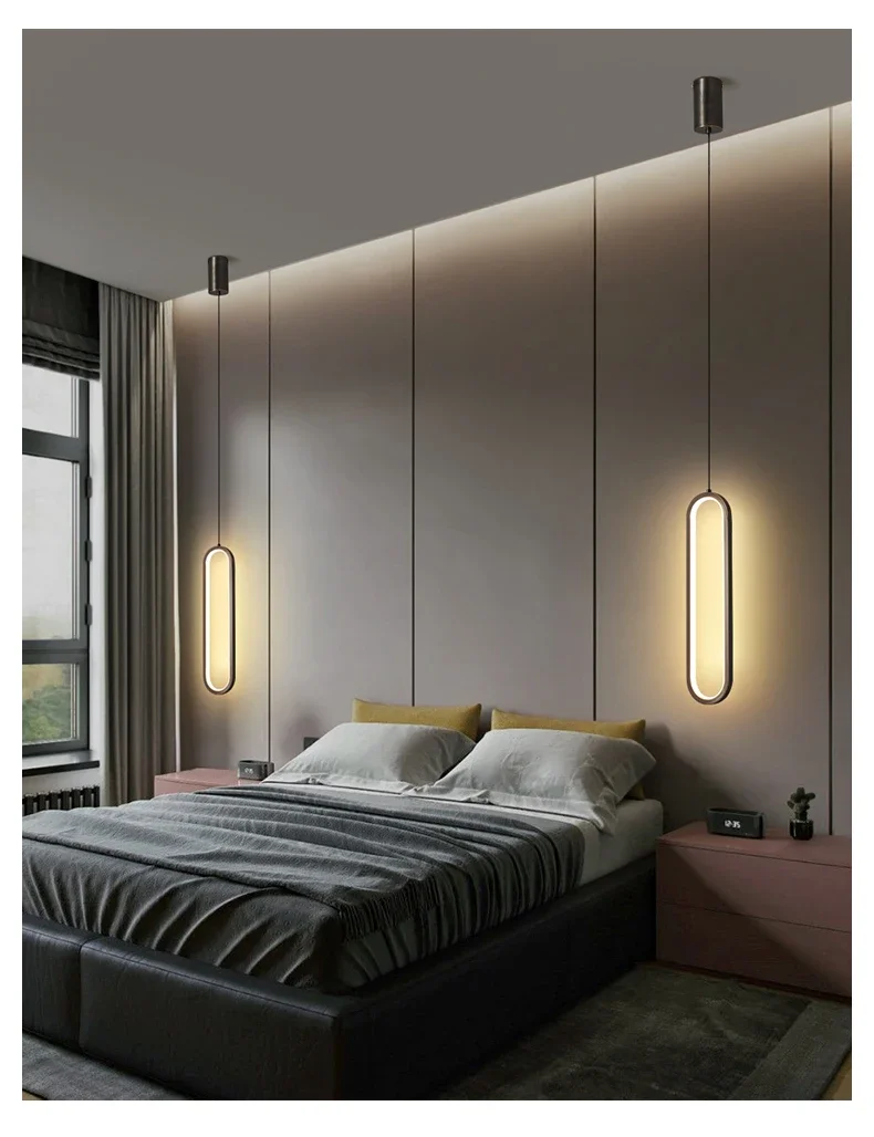Modern LED simple Oval chandelier Living Room Bedroom Bedside bar Black Creative chandelier interior decoration Lighting
Modern LED simple Oval chandelier Living Room Bedroom Bedside bar Black Creative chandelier interior decoration Lighting