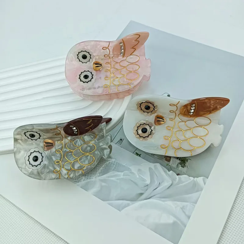 НОВЫЙ коготь для волос Silly Big Eye Owl, милый дизайн со стразами, восходящиеся ацетатные заколки для волос, аксессуары для волос для женщин и девочек
НОВЫЙ коготь для волос Silly Big Eye Owl, милый дизайн со стразами, восходящиеся ацетатные заколки для волос, аксессуары для волос для женщин и девочек
