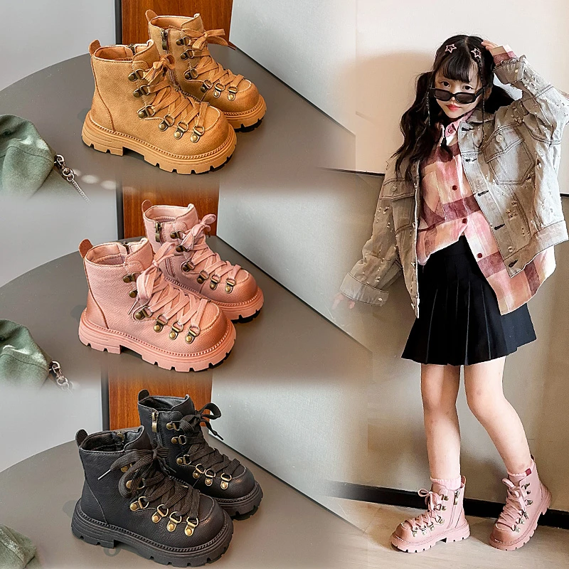 Новинка 2023 года, детские простые стильные и универсальные ботильоны, осень 2024, кожаные ботинки на мягкой подошве для девочек, уличные детские полусапожки
Новинка 2023 года, детские простые стильные и универсальные ботильоны, осень 2024, кожаные ботинки на мягкой подошве для девочек, уличные детские полусапожки