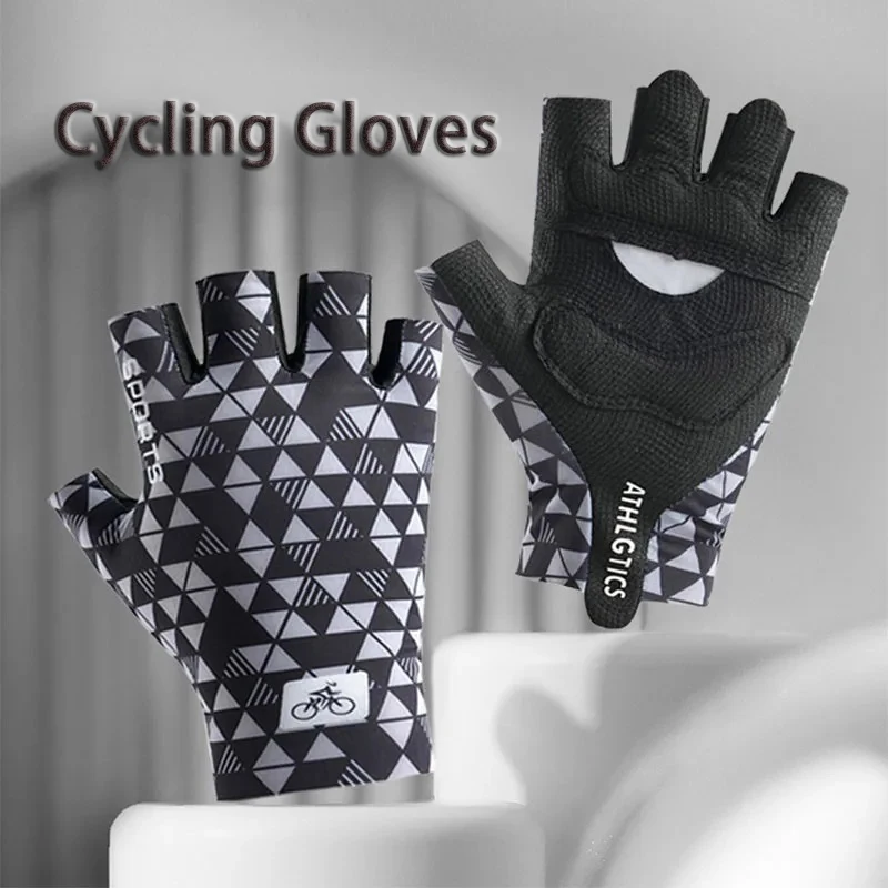 Summer Lightweight Cycling Half Finger Gloves for Men High Elasticity Ice Silk Breathable Anti Slip Gloves Camping Equipment
Summer Lightweight Cycling Half Finger Gloves for Men High Elasticity Ice Silk Breathable Anti Slip Gloves Camping Equipment