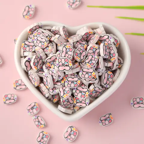 500 gr/los Polymer 10 MM Schöne Kuchen Bier Heißer Ton Streusel für Scrapbook Handwerk Machen, Schütteln Karte DIY