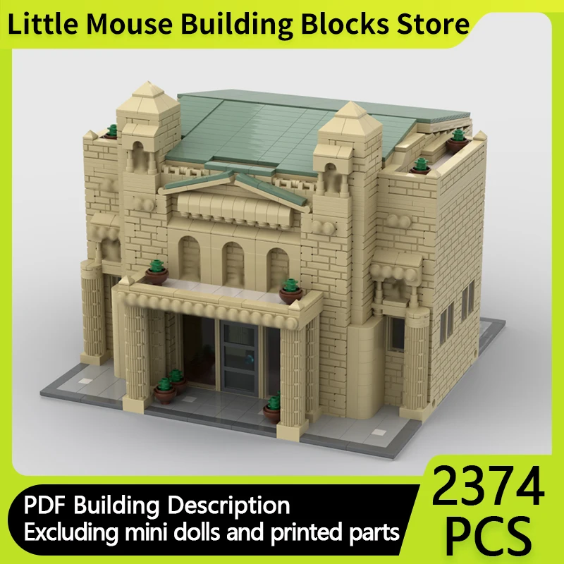 Street View Model MOC Building Bricks Ancient Architecture Library Modular Technology Gifts Holiday Assemble Children Toys Suit
Street View Model MOC Building Bricks Ancient Architecture Library Modular Technology Gifts Holiday Assemble Children Toys Suit