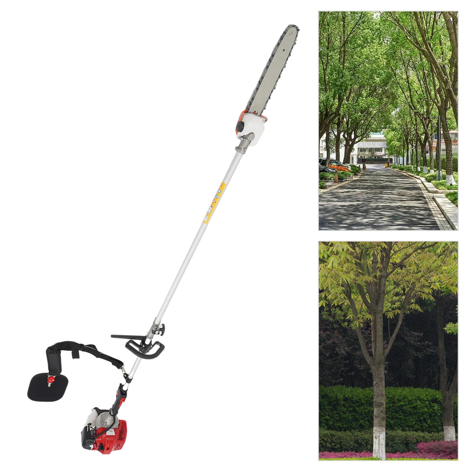 NEW 12"Gas Trimmer Saw Tree Trimmer Chainsaw Gas Powered Pole Saw Pruner Pruning Tree Branch Pruner Pruning Shears Tool
NEW 12"Gas Trimmer Saw Tree Trimmer Chainsaw Gas Powered Pole Saw Pruner Pruning Tree Branch Pruner Pruning Shears Tool