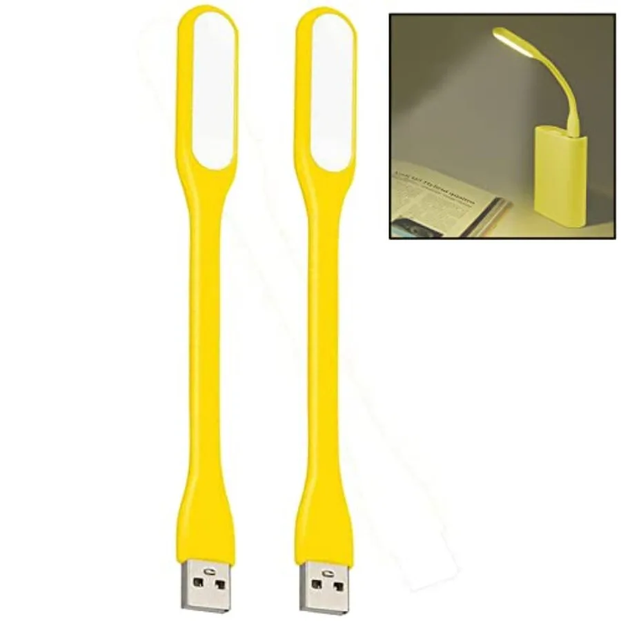 Mini Flexible Light, Portable USB Led Reading Night Lamp for PC Laptop Computer Notebook Power Bank - 2 Pack
Mini Flexible Light, Portable USB Led Reading Night Lamp for PC Laptop Computer Notebook Power Bank - 2 Pack