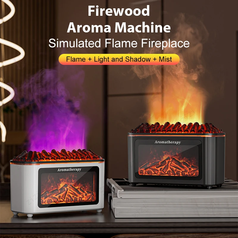 Ароматерапевтический аппарат с имитацией пламени, имитацией дров, функцией увлажнения и красочной атмосферной подсветкой
Ароматерапевтический аппарат с имитацией пламени, имитацией дров, функцией увлажнения и красочной атмосферной подсветкой