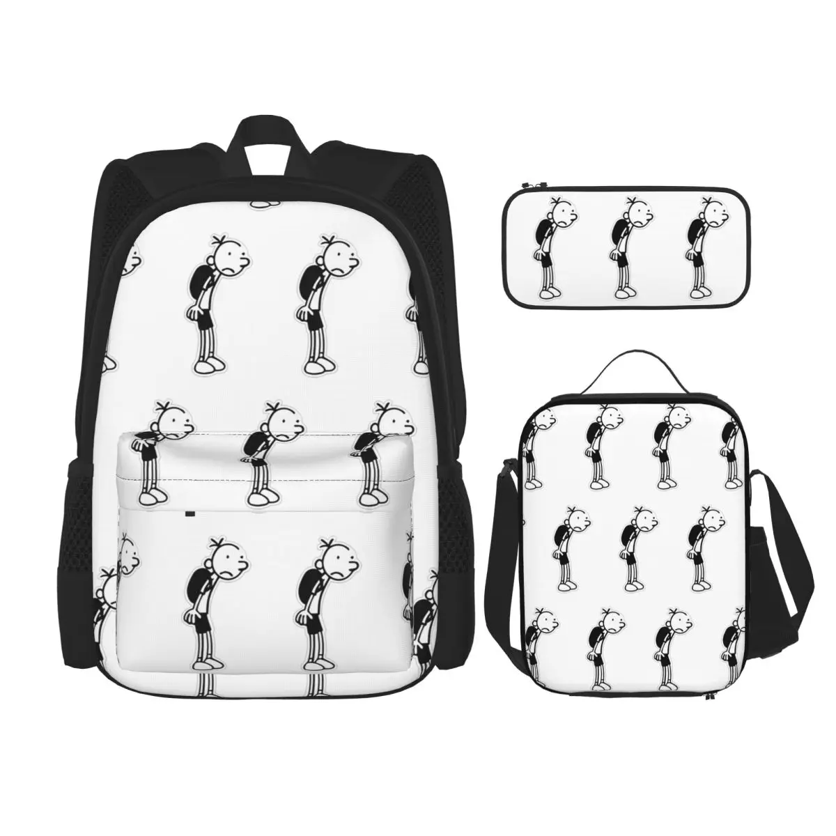 Diary Of A Wimpy Kid Backpacks Boys Girls Bookbag School Bags Rucksack Lunch Bag Pen Bag Three-Piece Set
Diary Of A Wimpy Kid Backpacks Boys Girls Bookbag School Bags Rucksack Lunch Bag Pen Bag Three-Piece Set
