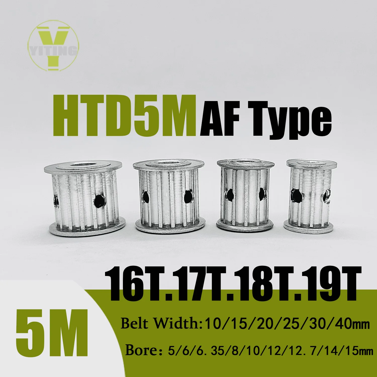HTD5M 16/17/18/19 зубьев Шкив ГРМ AF Ширина ремня 10/15/20/25/30/40 мм Отверстие 5/6/6,35/8/10/12/12,7 мм Колесо шестерни Sicth 5 мм
HTD5M 16/17/18/19 зубьев Шкив ГРМ AF Ширина ремня 10/15/20/25/30/40 мм Отверстие 5/6/6,35/8/10/12/12,7 мм Колесо шестерни Sicth 5 мм