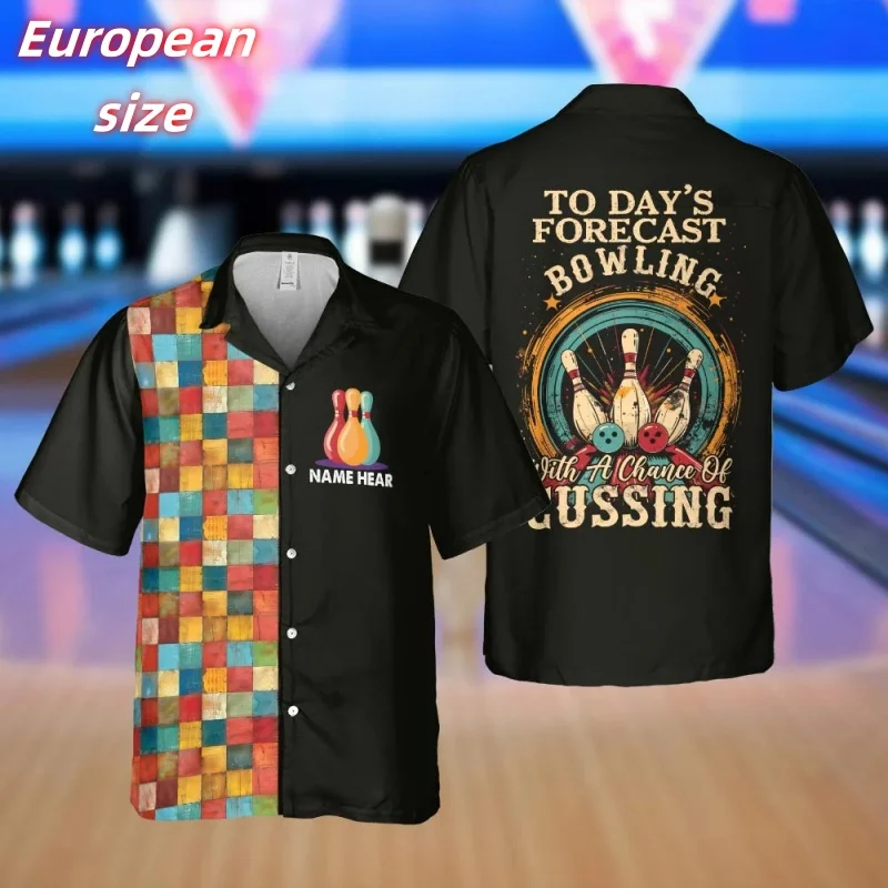 Grid Bowling Ball Pattern Hawaiian Shirt For Men Customized 3D Printed Aloha Shirts Summer Loose Lapel Tops Blouses Short Sleeve
Grid Bowling Ball Pattern Hawaiian Shirt For Men Customized 3D Printed Aloha Shirts Summer Loose Lapel Tops Blouses Short Sleeve