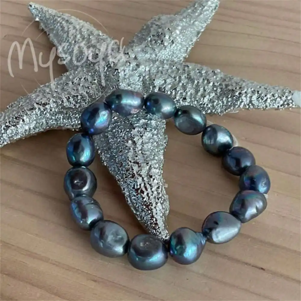 MYSOYA White Black Baroque Pearl Bracelet 8-9mm Pearls Gift Box Gift for Her Wedding Jewelry Christmas Birthday Anniversary Gift
MYSOYA White Black Baroque Pearl Bracelet 8-9mm Pearls Gift Box Gift for Her Wedding Jewelry Christmas Birthday Anniversary Gift