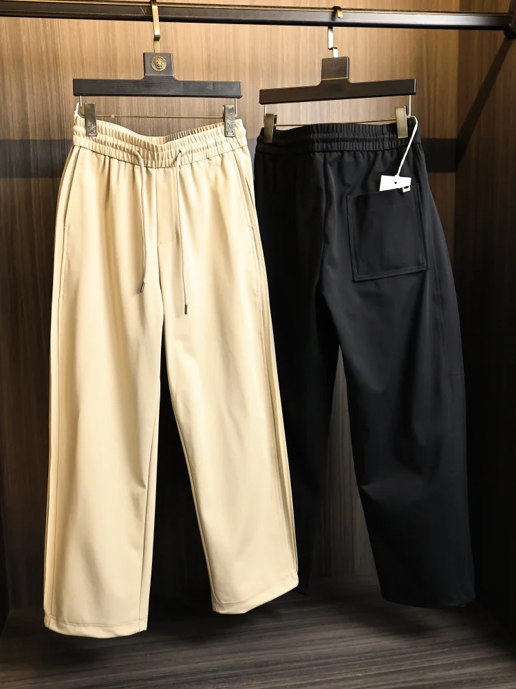 Ultra-Light Smooth Men's Casual Pants Spring Summer Straight Leg Breathable Skin-Friendly Elastic Versatile Fashion City Style
Ultra-Light Smooth Men's Casual Pants Spring Summer Straight Leg Breathable Skin-Friendly Elastic Versatile Fashion City Style